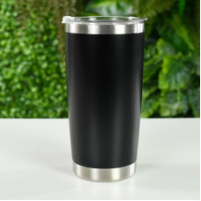 Copo Térmico Inox 500ml Preto Com Tampa - Bene Casa